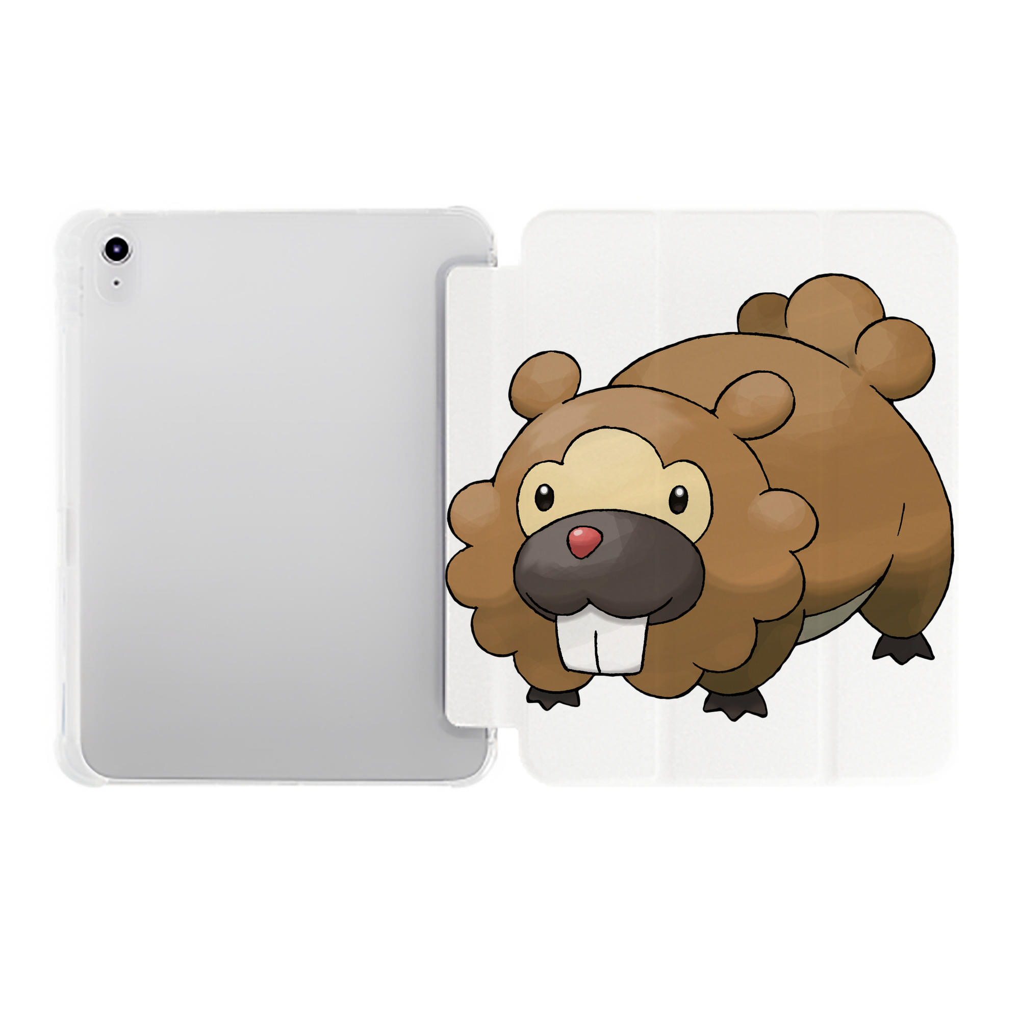 （画像用） ポケットモンスター Pokémon IPad ケース ペン収納付き 三つ折りスタンド PUレザー×シリコン 対応機種9.5/10.5/10.9インチ